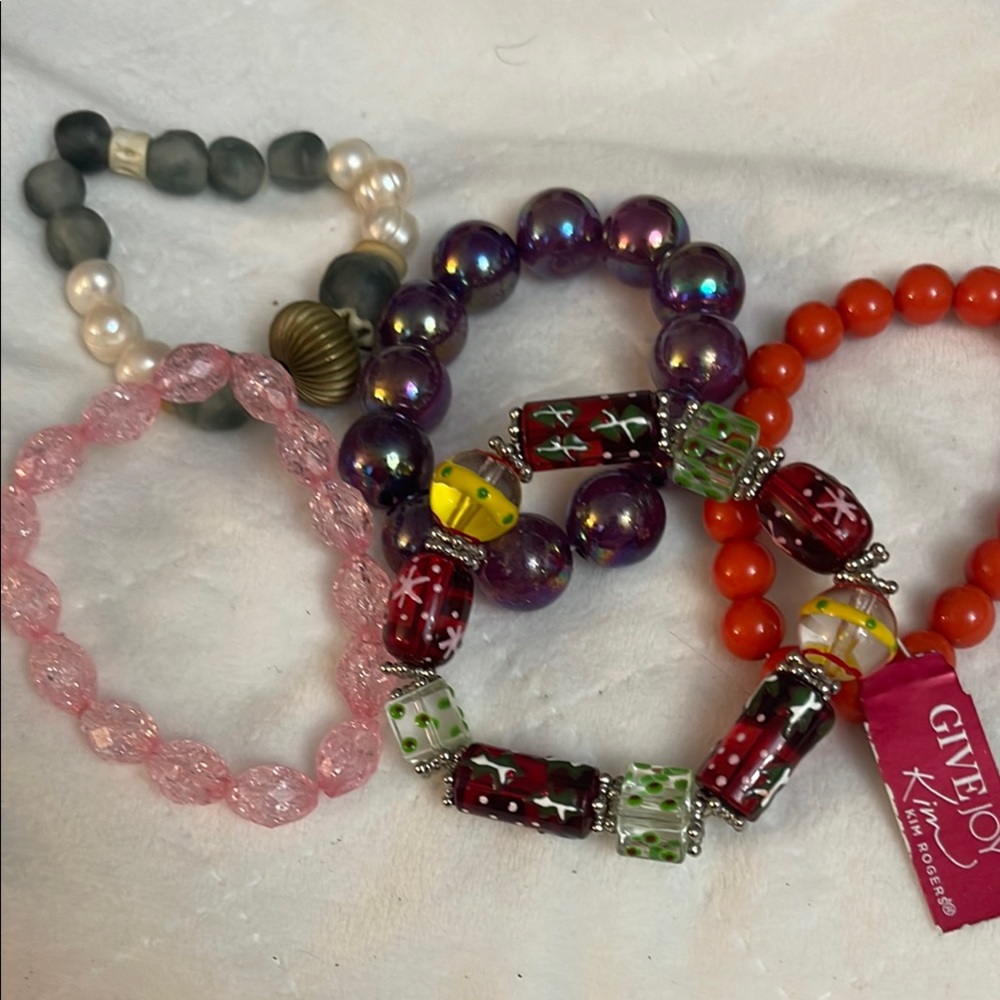 Colorful Beaded Bracelet Set